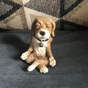 Buddha Meditation Dog Figurine